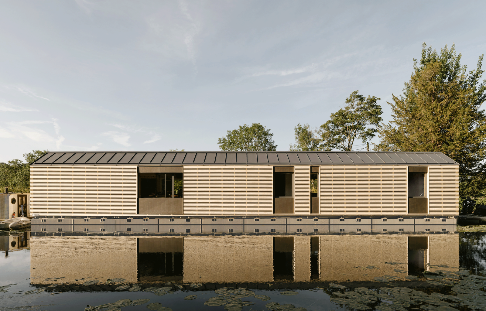 How Do You Build a Floating Home, Anyway? This One Used a Modular System