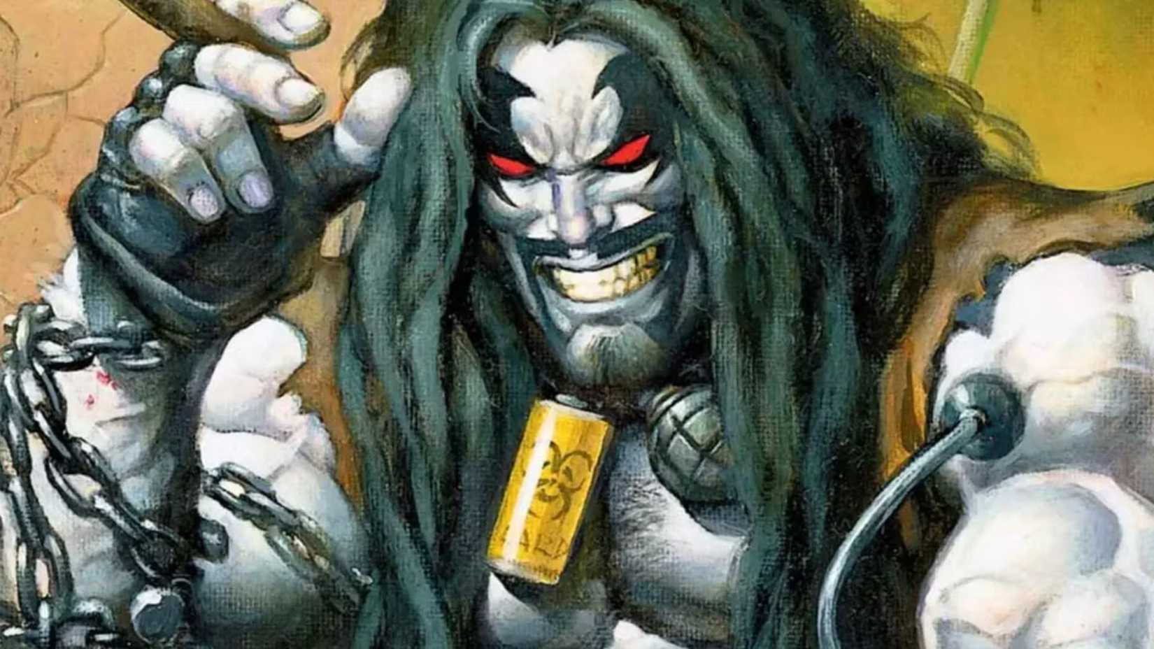 Lobo from DC Comics smokes a cigar