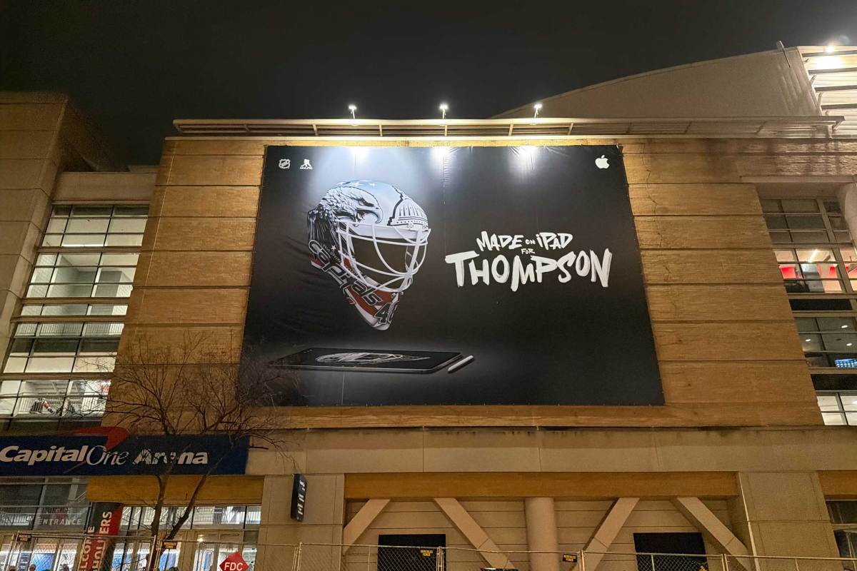 Logan Thompson mask featured in Apple’s ‘Made on iPad’ campaign