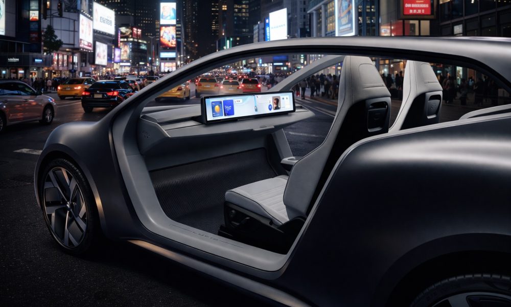 Lucid Lunar robotaxi concept [Credit: Rendering by TESLARATI]