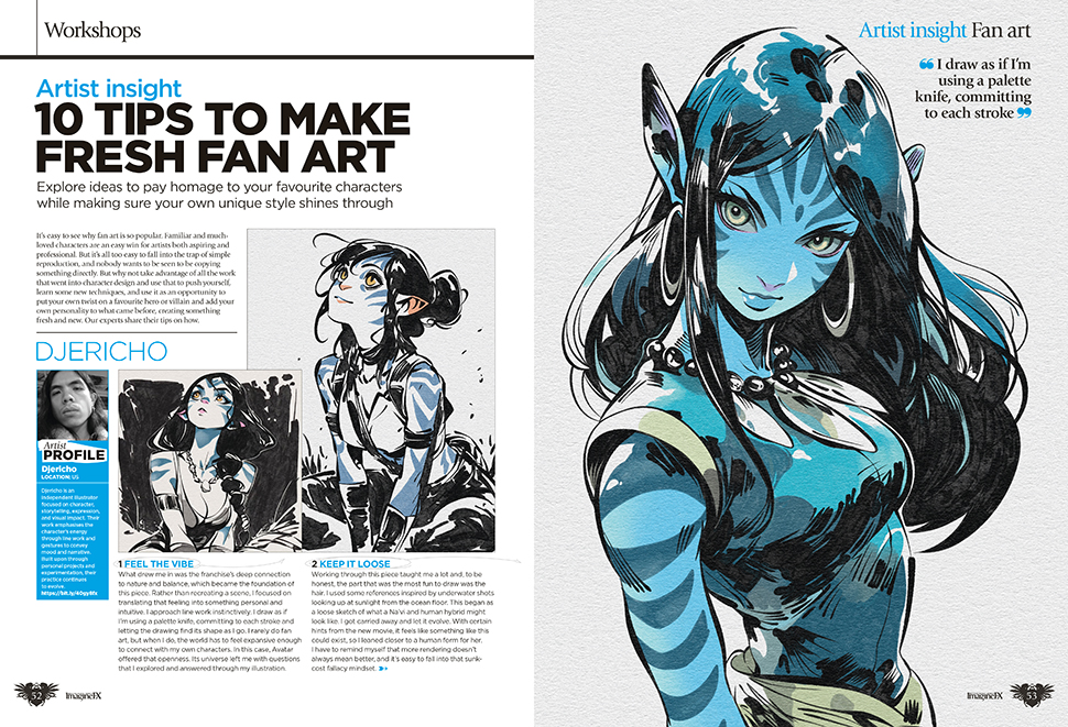 Images from issue 264 of ImagineFX magazine