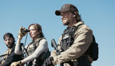 Logan Marshall-Green as Pete Calvin, Arielle Kebbel as Belle, and Luke Grimes as Kayce Dutton —