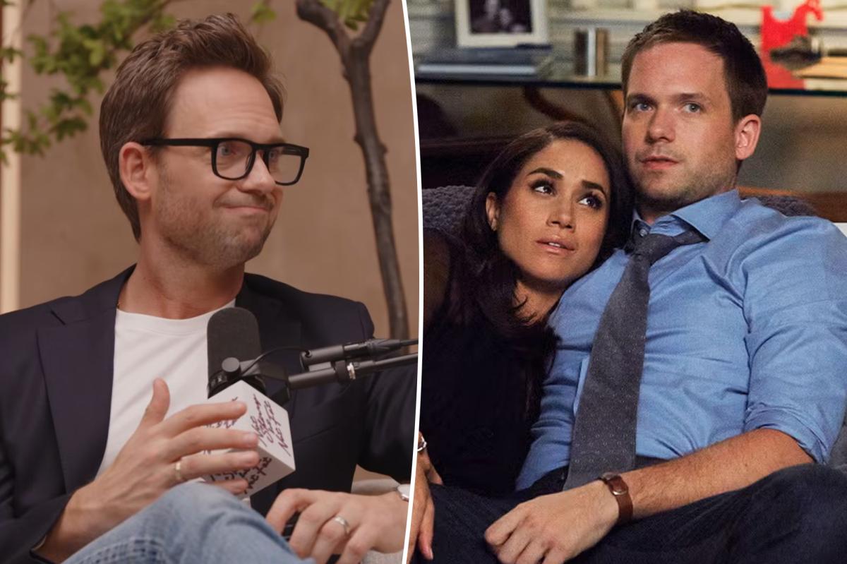 Patrick J. Adams says 'eyes rolls were a constant' with 'Suits' co-star Meghan Markle