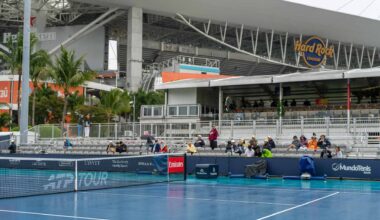 The Miami Open presented by Itau first round will begin Thursday.