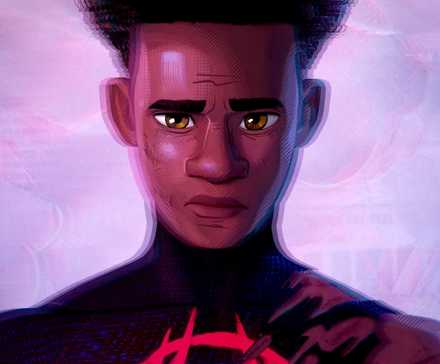 Miles Morales looking unsure in Spider-Man: Beyond the Spider-Verse