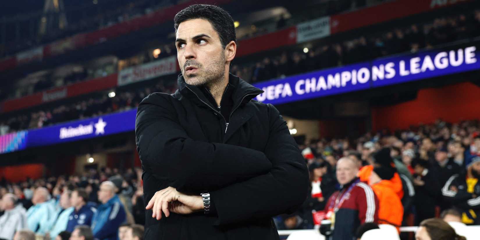 Mikel Arteta in the Champions League
