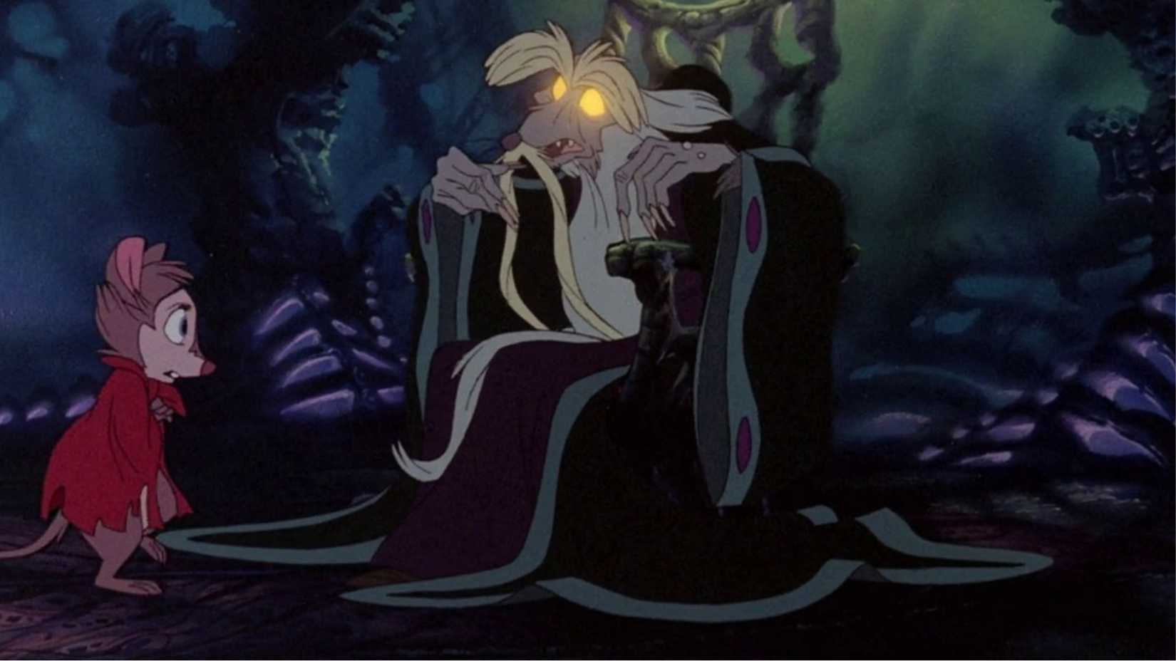 Mrs Brisby with Nicodemus from The Secret of NIMH