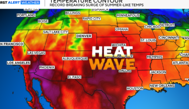 Record-breaking March heat wave rolling into Colorado after St. Patty's Day; get ready for highs in the 80s