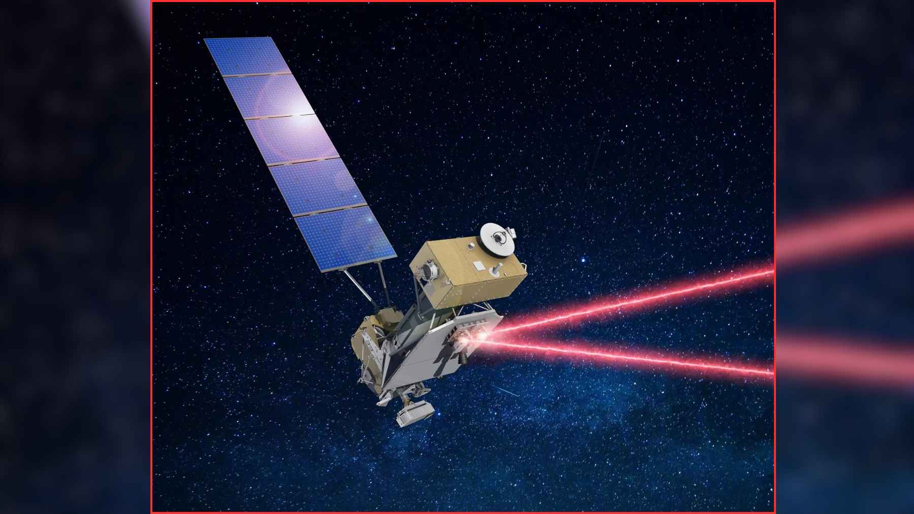 NASA laser communications satellite demonstrating optical links in space.