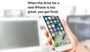 Person holding iphone.