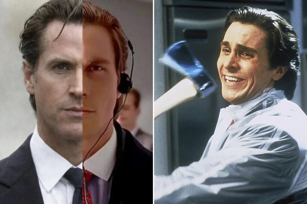 Gavin Newsom roasted for comparing himself to Patrick Bateman
