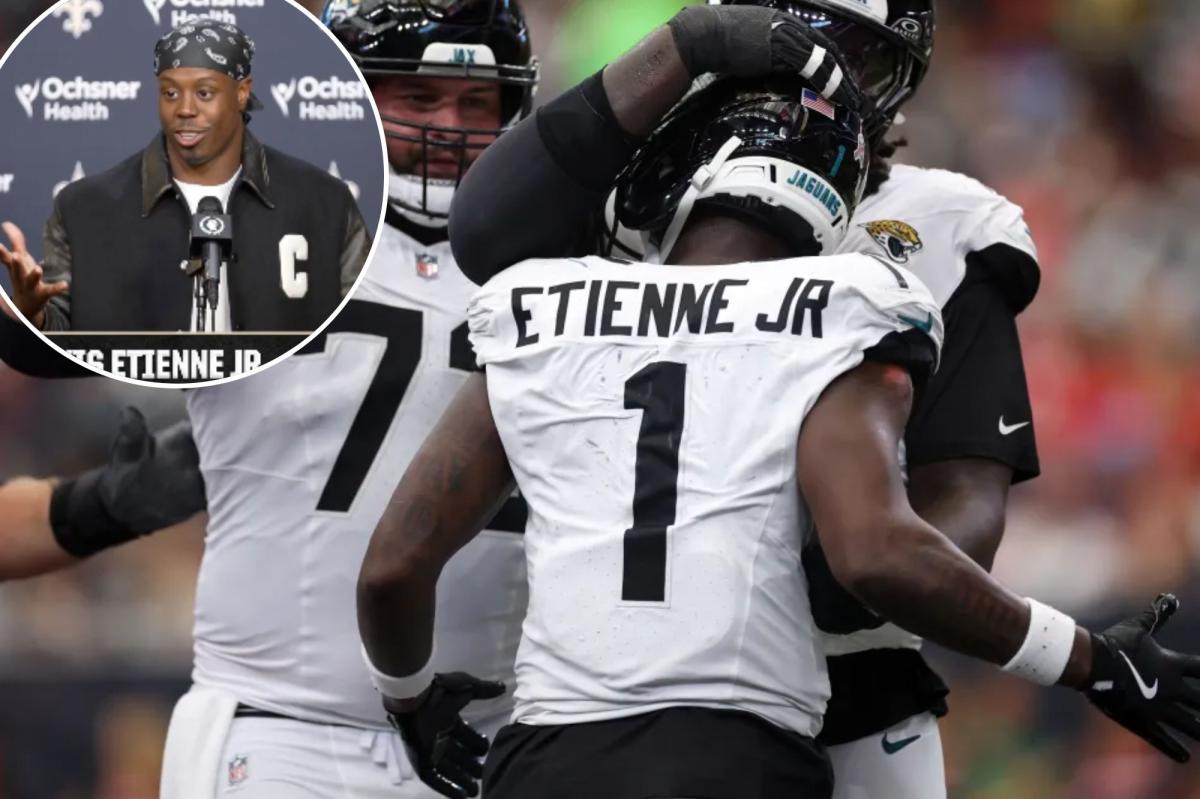 Saints' Travis Etienne corrects the pronounciation of his last name