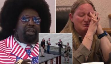 Afroman clashes with Adams County police in court — as one officer left in tears over music video about failed police raid