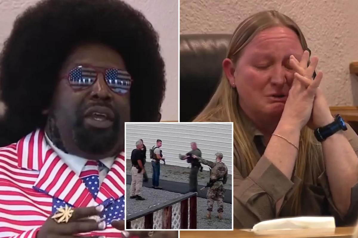 Afroman clashes with Adams County police in court — as one officer left in tears over music video about failed police raid