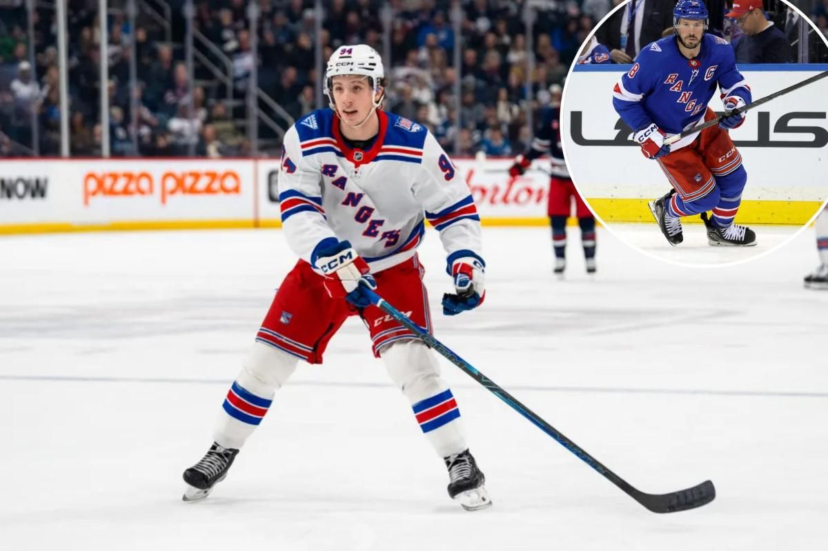 Gabe Perreault dropped from Rangers' first power-play unit