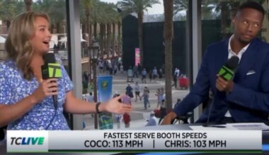 Chris Eubanks goes off on Coco Vandeweghe in awkward Tennis Channel scene