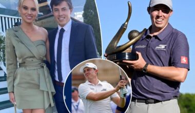 Matt Fitzpatrick's wife celebrates PGA Tour star's Valspar Championship win