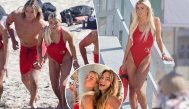 Livvy Dunne teases 'Baywatch' role in new swimsuit photo