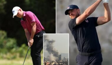 LIV golfers stuck in the Middle East during Iran war