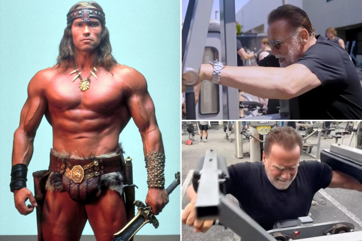 Arnold Schwarzenegger bulks up for role in new ‘Conan the Barbarian’ movie