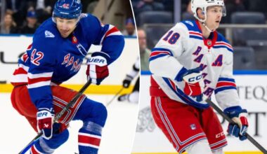 Two Rangers to miss multiple games with injuries