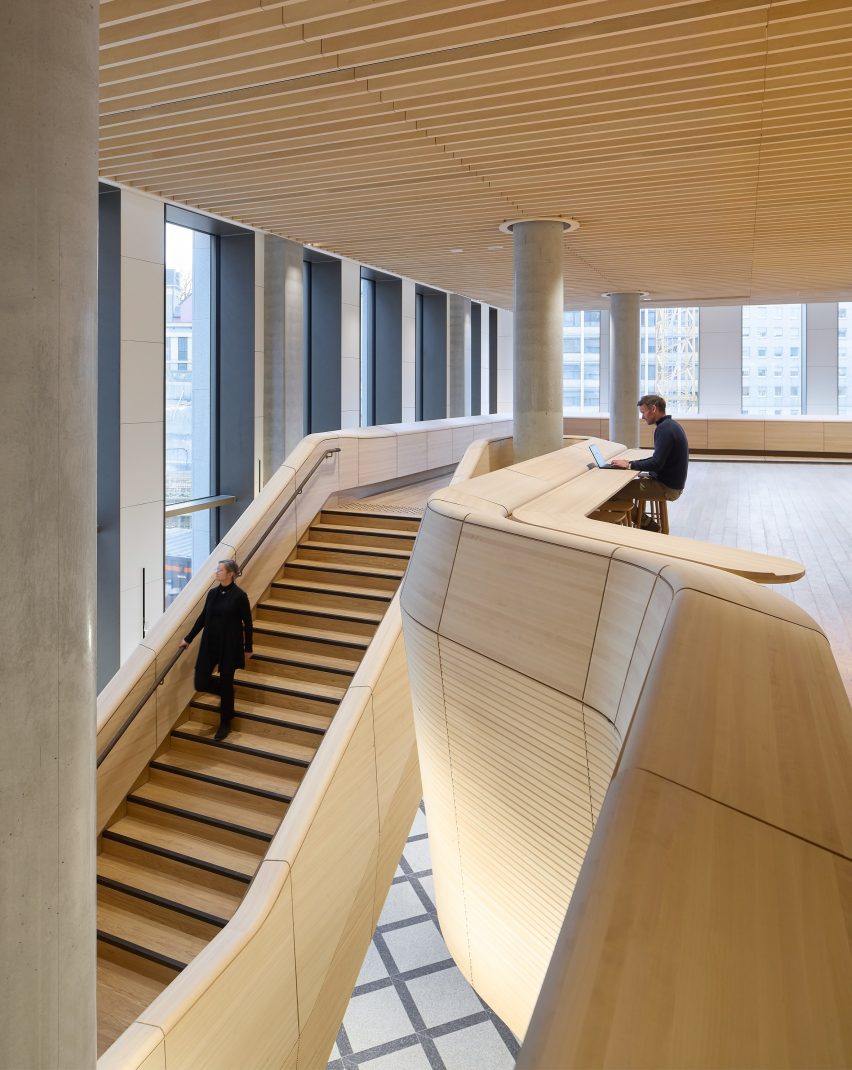 Interior view of D-Block by Nordic Office of Architecture
