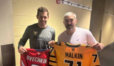 Alex Ovechkin says he would agree to be an assistant coach if Evgeni Malkin were hired as a head coach someday: ‘For sure’