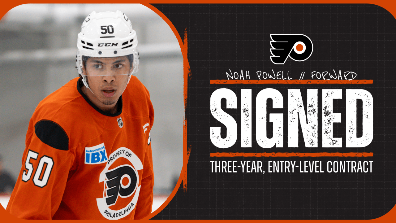 Flyers Sign Noah Powell to Entry-Level Contract