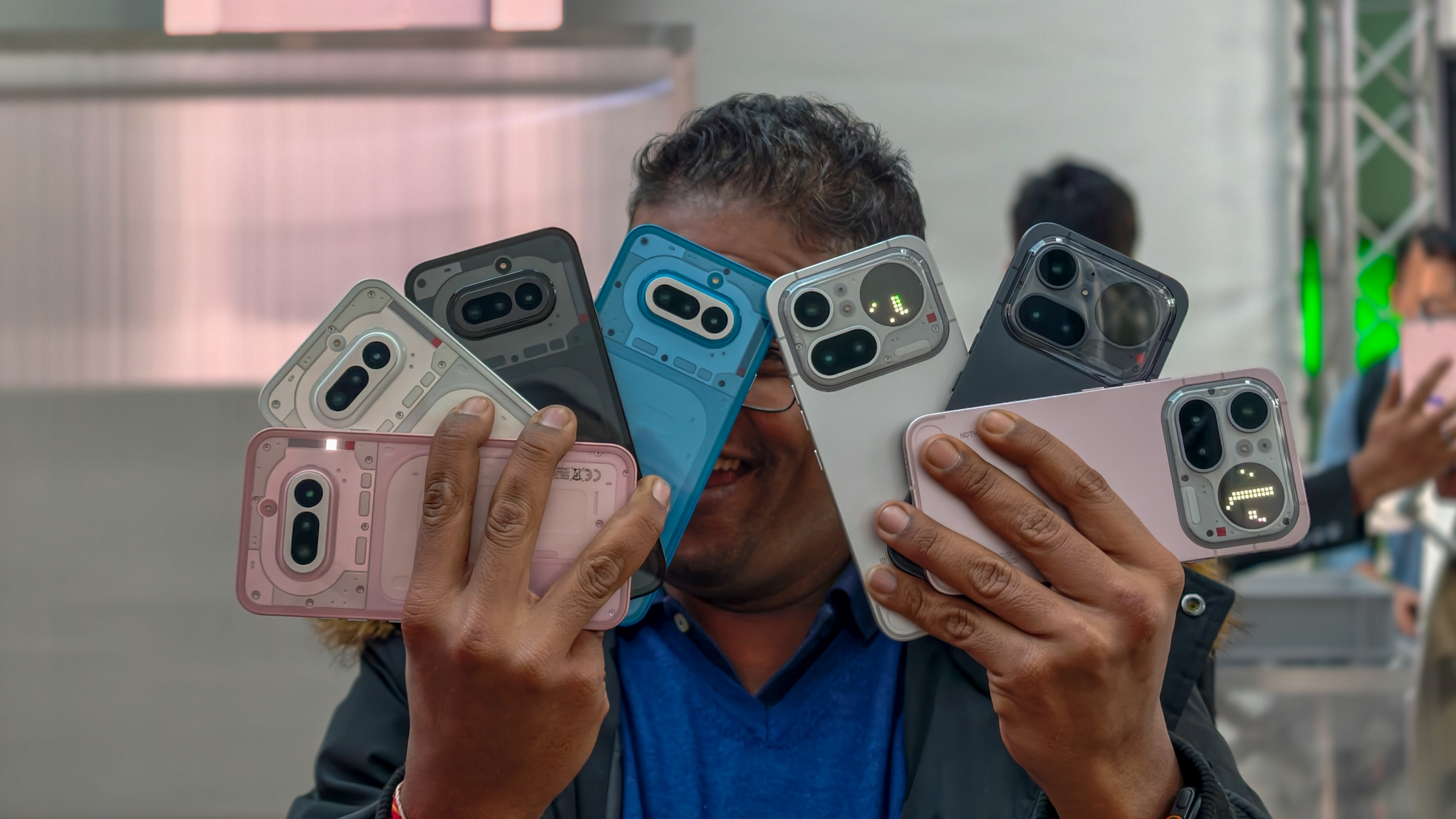 Nothing Phone 4a and Phone 4a Pro from the launch in London