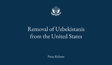 Removal of Uzbekistanis from the United States