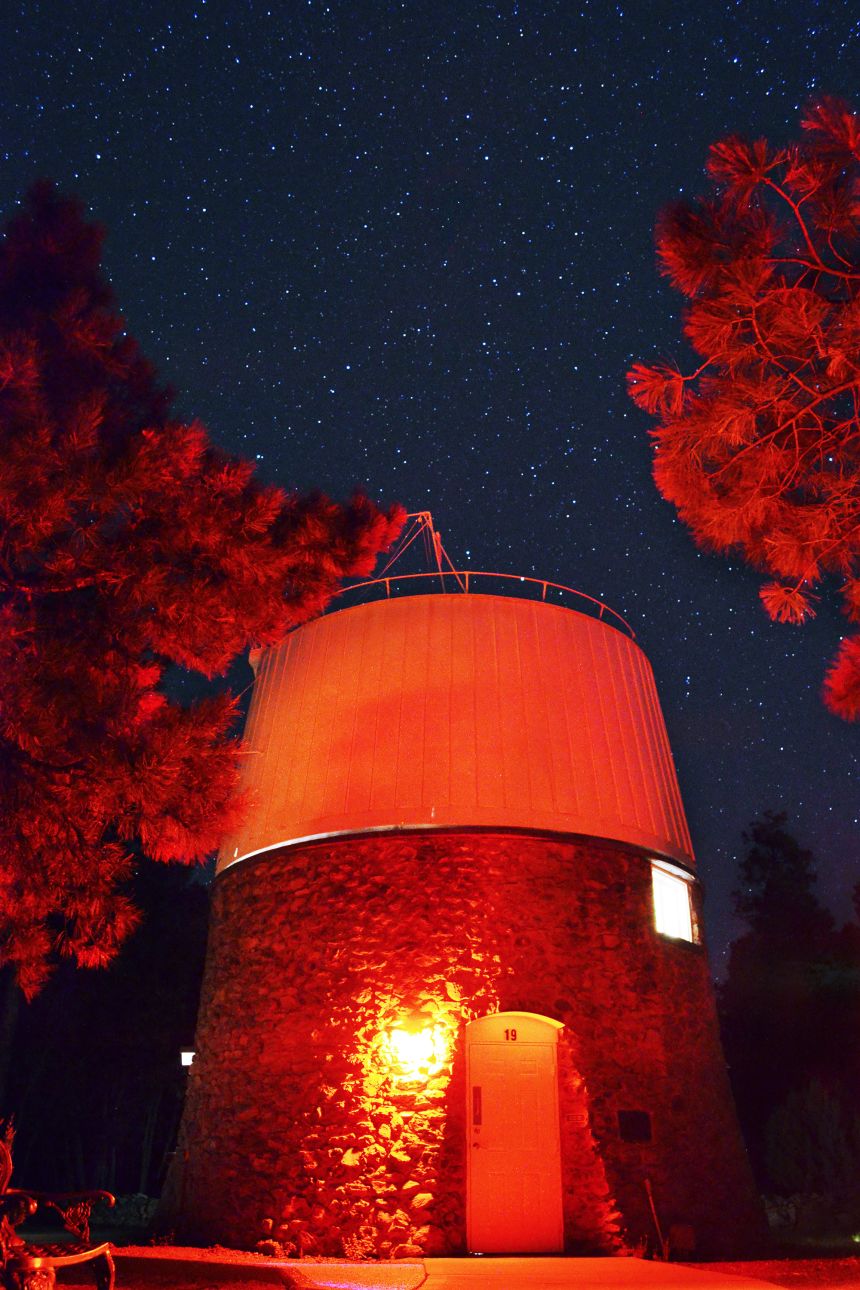 The observatory housing the telescope used to discover Pluto, on the ground's of Lowell Observatory in Flagstaff.