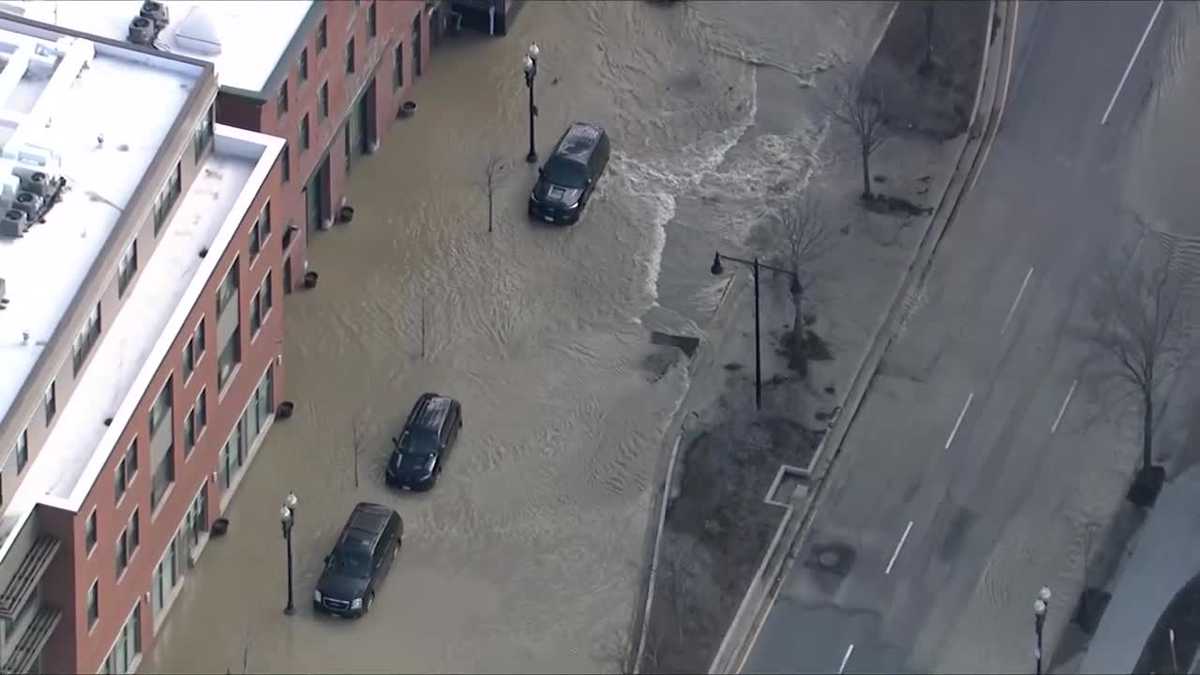 Crews investigating after major water main break floods streets in Boston neighborhood