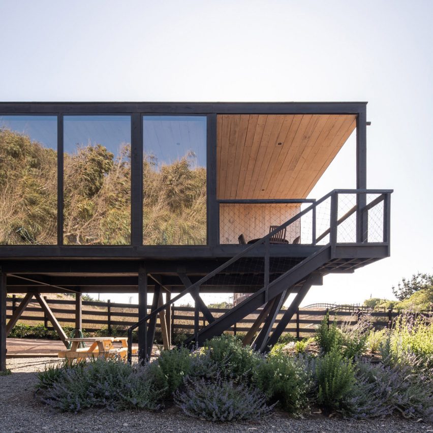 House on stilts in Chile