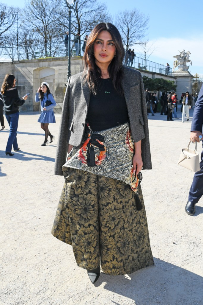 Priyanka Chopra at the Dior show