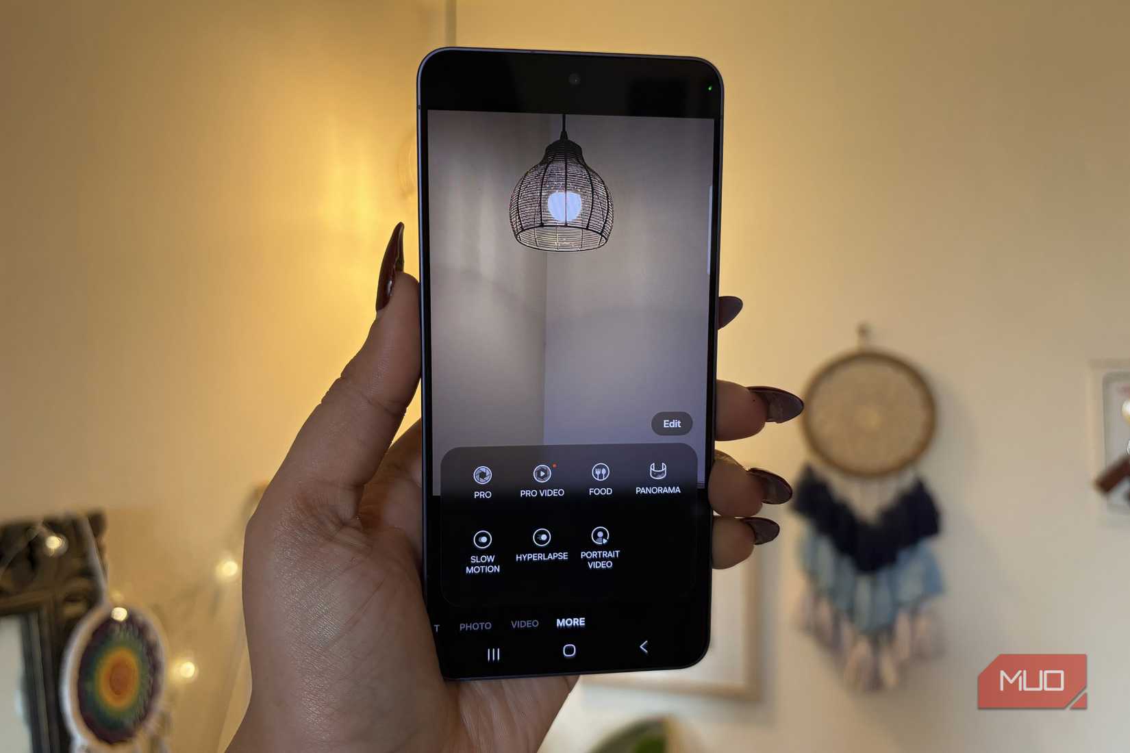 Pro mode on Samsung Galaxy S26 Camera app