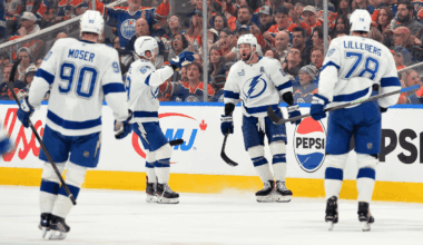 Kucherov gets 4 points to take NHL scoring lead, helps Lightning top Oilers
