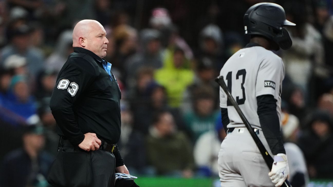 Yankees go 5-for-5 on ABS challenges in loss to Mariners