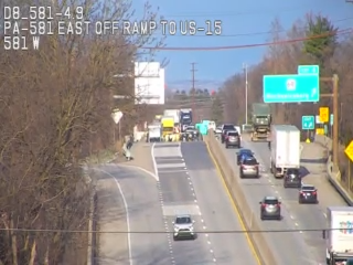 A crash has shut down part of Route 581 in Cumberland County this morning.