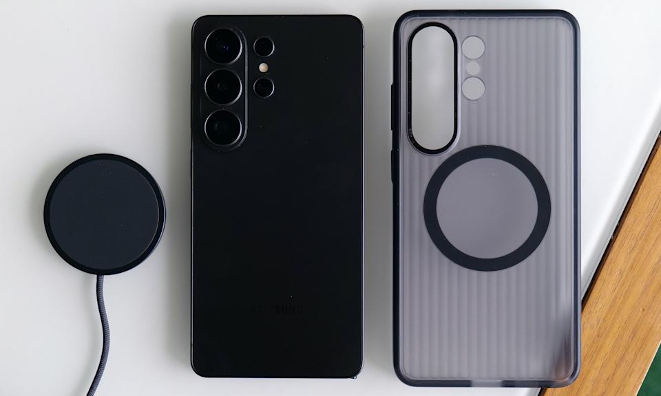 The S26 Ultra has significantly faster wired and wireless charging than its less expensive siblings. Though sadly, it still doesn't have a built-in ring for magnetic accessories. 