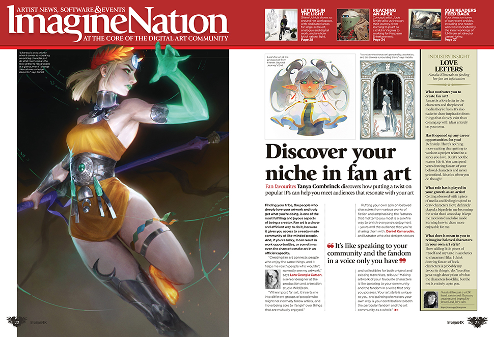 Images from issue 264 of ImagineFX magazine