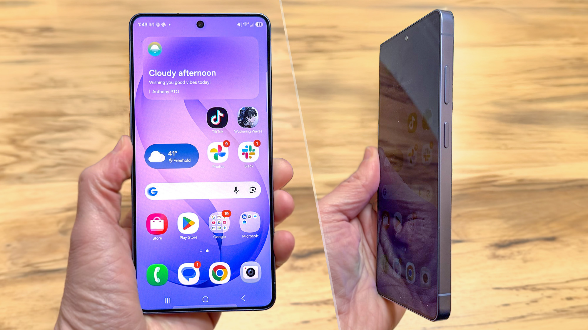 Samsung Galaxy S26 Ultra showing Privacy Display