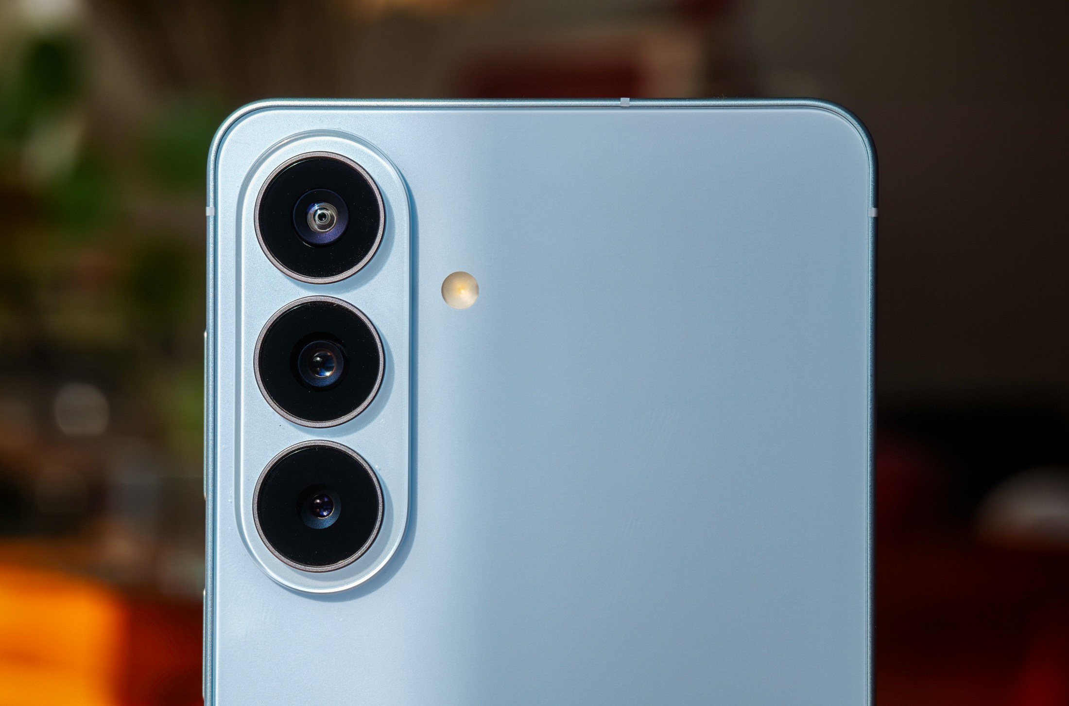 Photo of blue Galaxy S26 Plus cameras