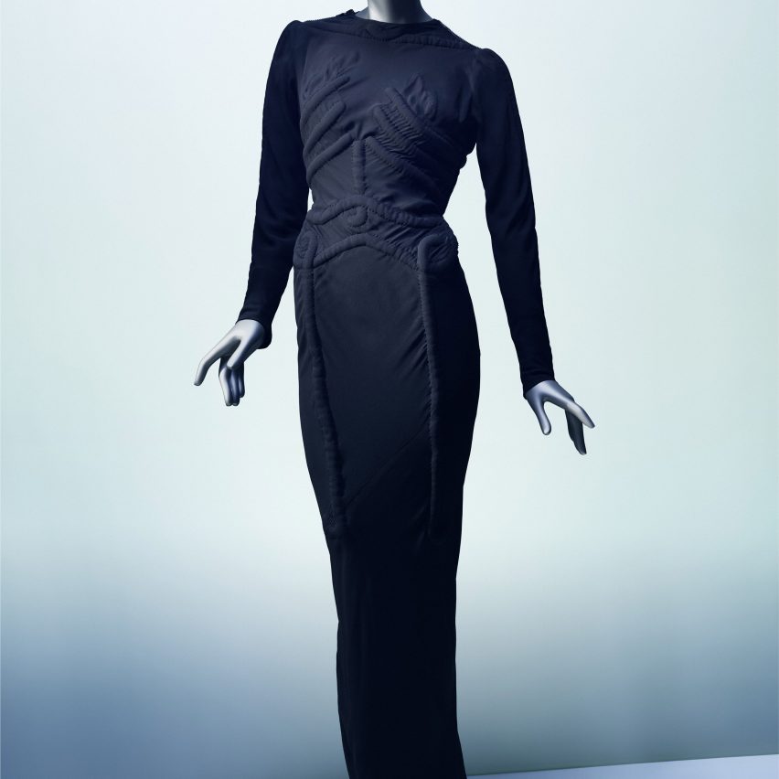 Skeleton dress by Elsa Schiaparelli and Salvador Dalí, Summer 1938