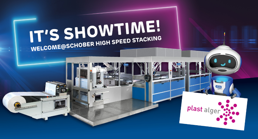 Schobertechnologies to showcase IML cutting and stacking systems at Plast Alger 2026