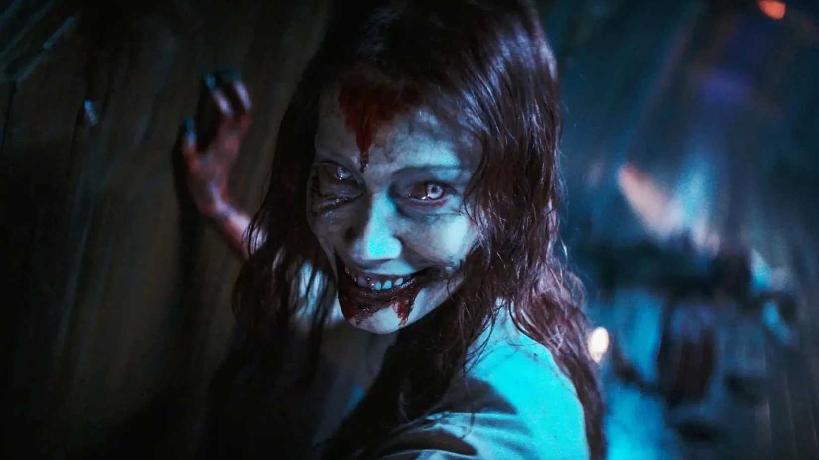 Alyssa Sutherland as the Ellie Deadite in Evil Dead Rise