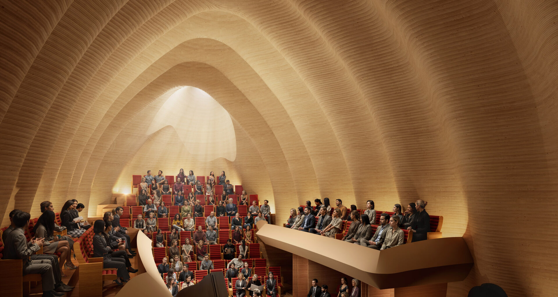 Shigeru Ban to create wooden concert hall inside former armory
