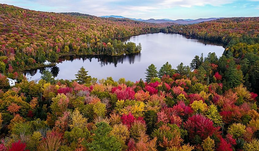 Ricker Pond in Vermont.