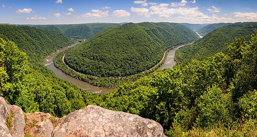 The New River at New River Gorge National Park and Preserve.