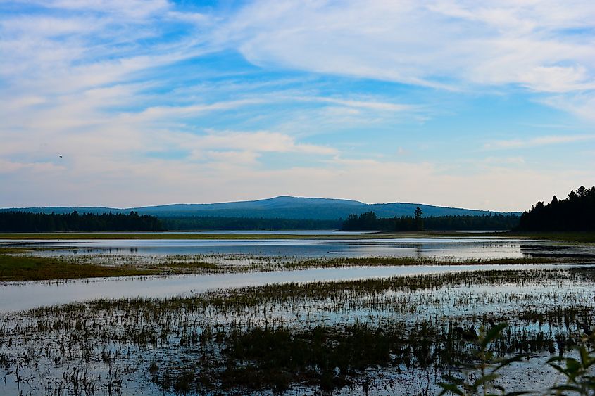 Moosehead Lake near Greenville, Maine. 