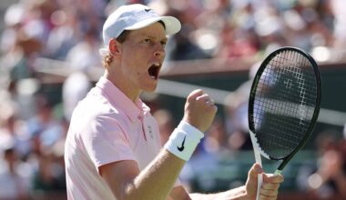 Jannik Sinner defeats Daniil Medvedev in Indian Wells to claim his first title of the season.